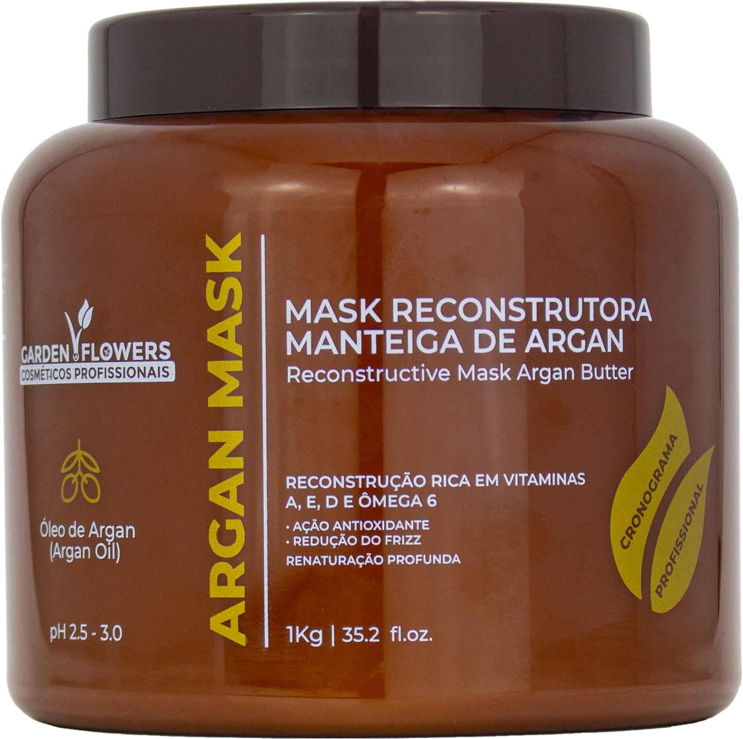 MOISTURIZING ARGAN BUTTER MASK - 1KG (box 12)