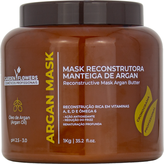 MOISTURIZING ARGAN BUTTER MASK - 1KG (box 12)