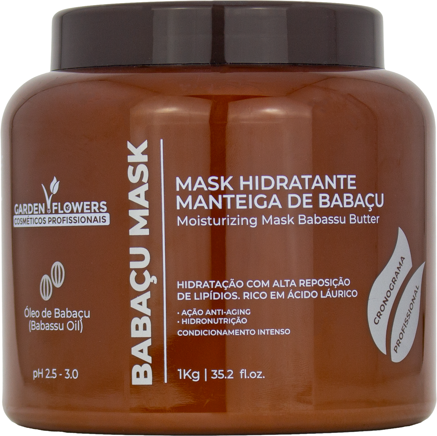 MASCARILLA HIDRATANTE DE MANTEQUILLA DE BABAÇÚ - 1KG (caja 12)