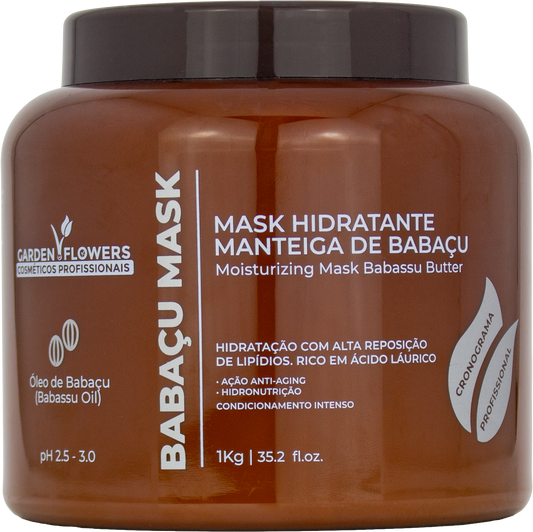 MOISTURIZING BABAÇÚ BUTTER MASK - 1KG (box 12)