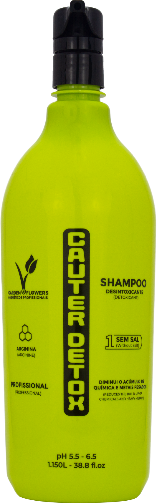 HAIR - SHAMPOO CAUTER DETOX - 1,150L  (cx 12)